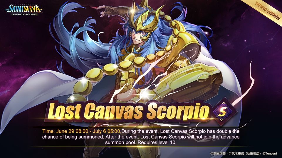 Ssa Kardia Scorpion Lost Canvas Re Banniere