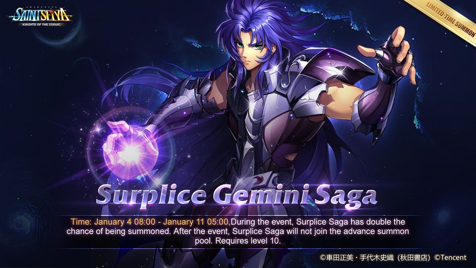 Re-run Saga Surplice