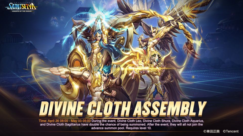 Re-run Divine Cloth Assembly