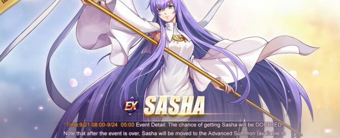 Sasha is back