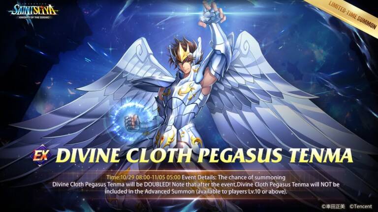 Pegasus Tenma armure Divine