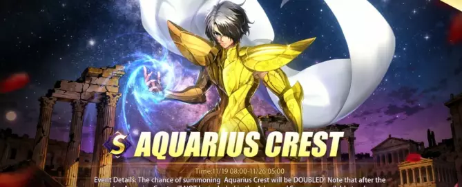 Limited-Time Summon: Aquarius Crest