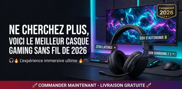 Meilleur casque gaming sans fil 2026 : comparatif des 7 meilleurs modèles