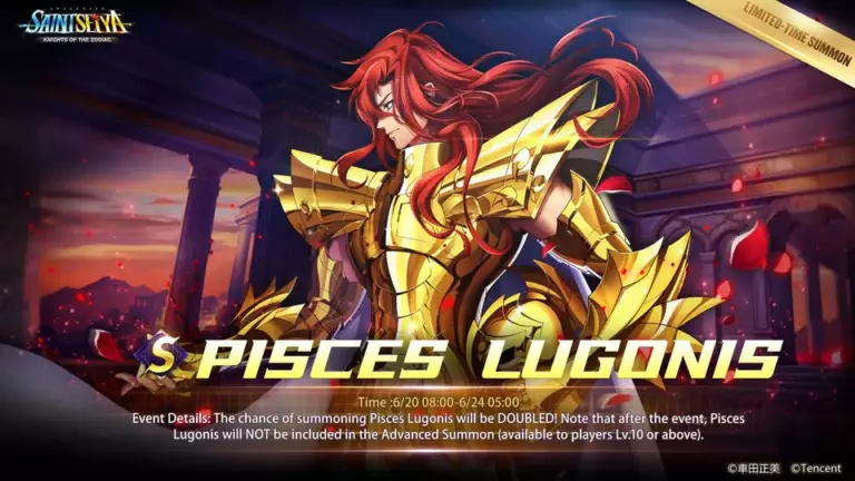 Saint Seiya KotZ : Pisces Lugonis, le maître des poissons
