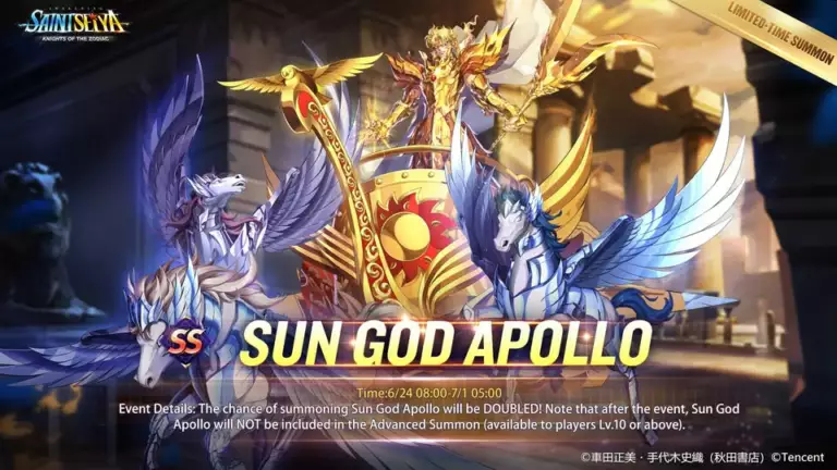 Sun God Apollo dans Saint Seiya KotZ : Analyse et guide