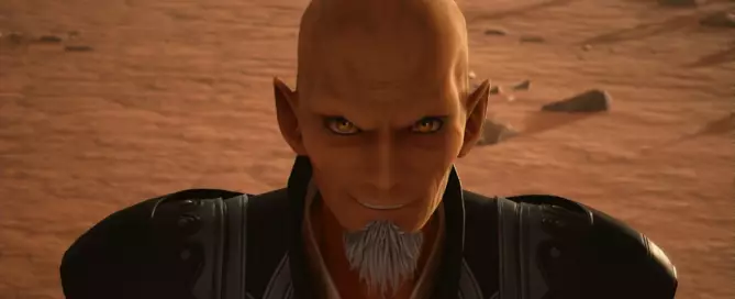 Master Xehanort orchestrating the Keyblade War