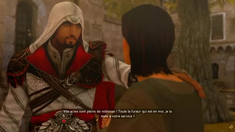 Ezio Auditore devenu Maître Assassin dans Assassin's Creed Brotherhood