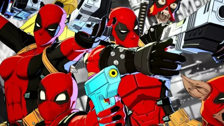 Deadpool dans le roster de MARVEL Tōkon: Fighting Souls