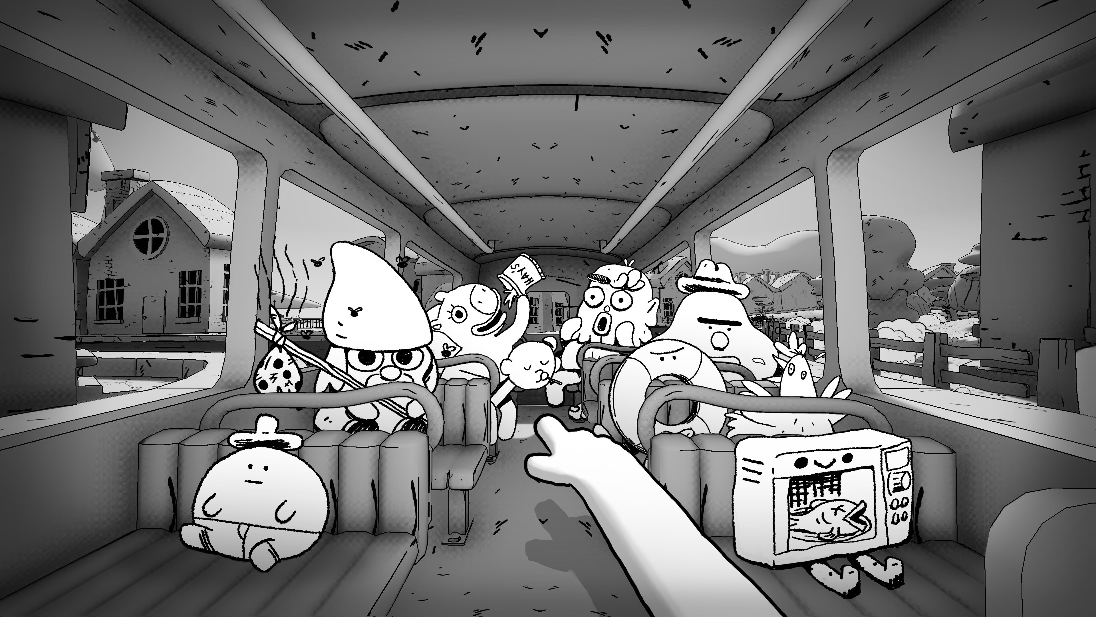 Thank You Bus Driver (Key Art officiel Double Fine)
