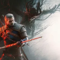 Geralt dans le visuel officiel de The Witcher 3 Wild Hunt Songs of the Past