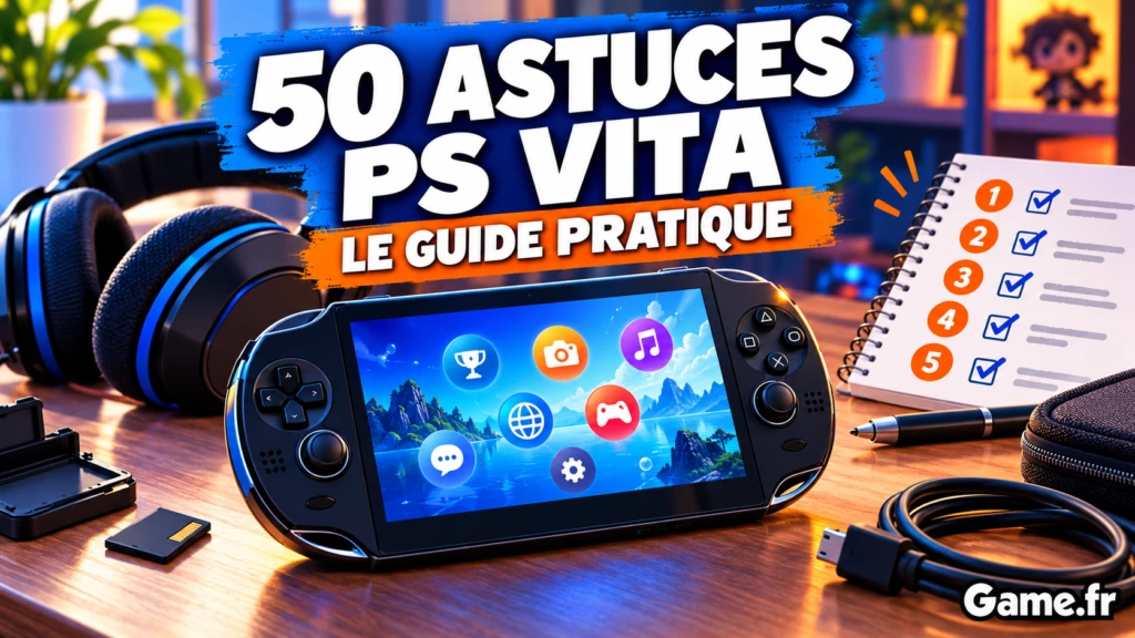 Visuel de couverture des 50 astuces PS Vita