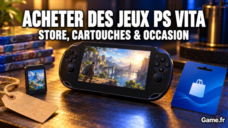 Acheter des jeux PS Vita en 2026 : Store, cartouches et occasion