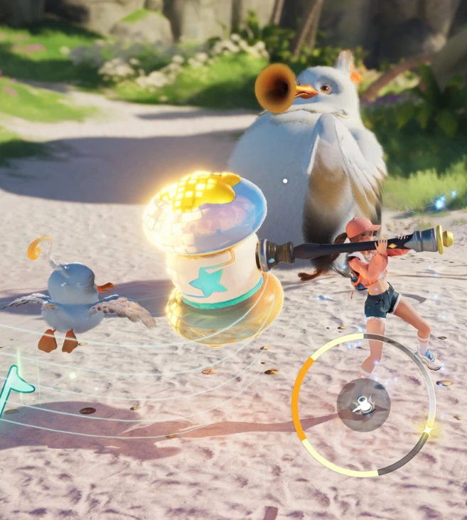 Combat de boss Aniimo Combat de boss Aniimo utilisé pour distinguer gameplay et tirages Filumière