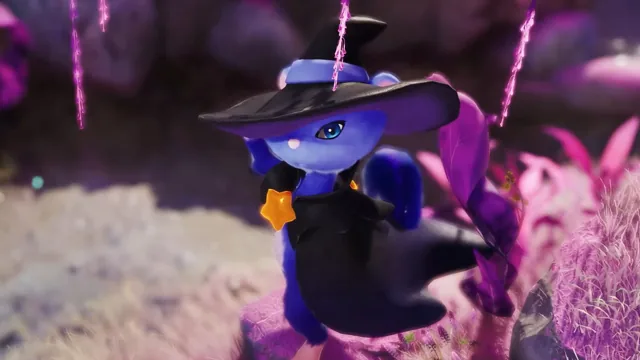 Capture du reveal trailer d'Aniimo montrant l'univers coloré du RPG de créatures
