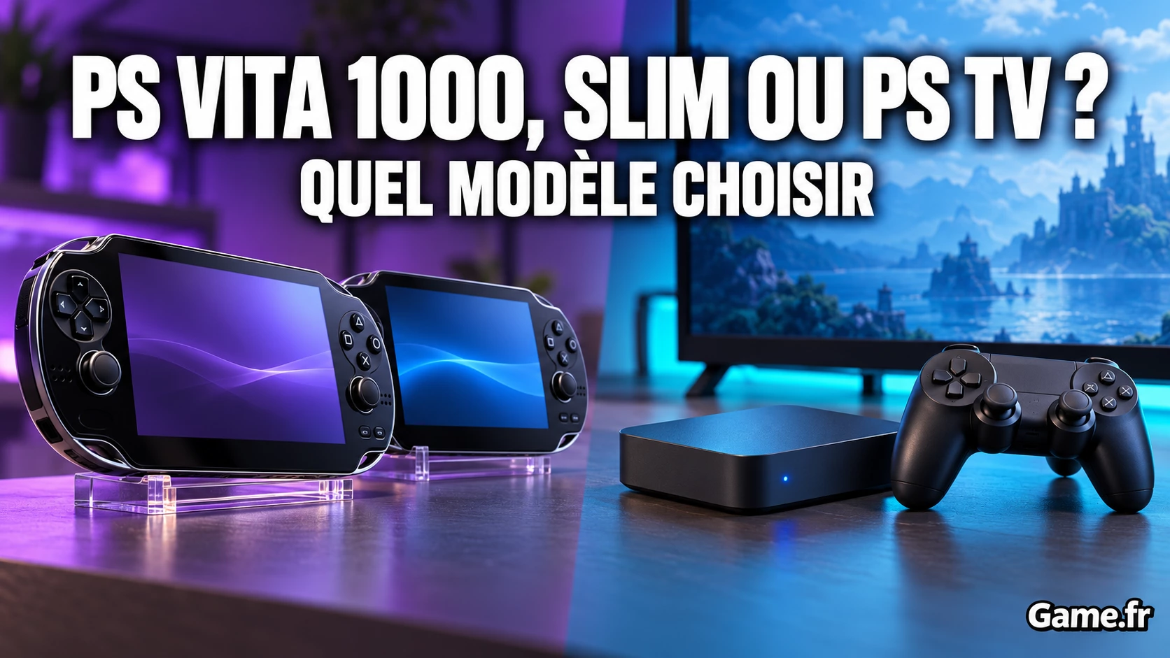 PS Vita 1000, PS Vita Slim ou PS TV : quel modèle choisir ?